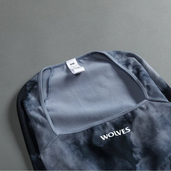 ๐บ Darc Sport Everson Seamless Darc Blue ghost cloud long sleeve crop top SHE M - Picture 7 of 11